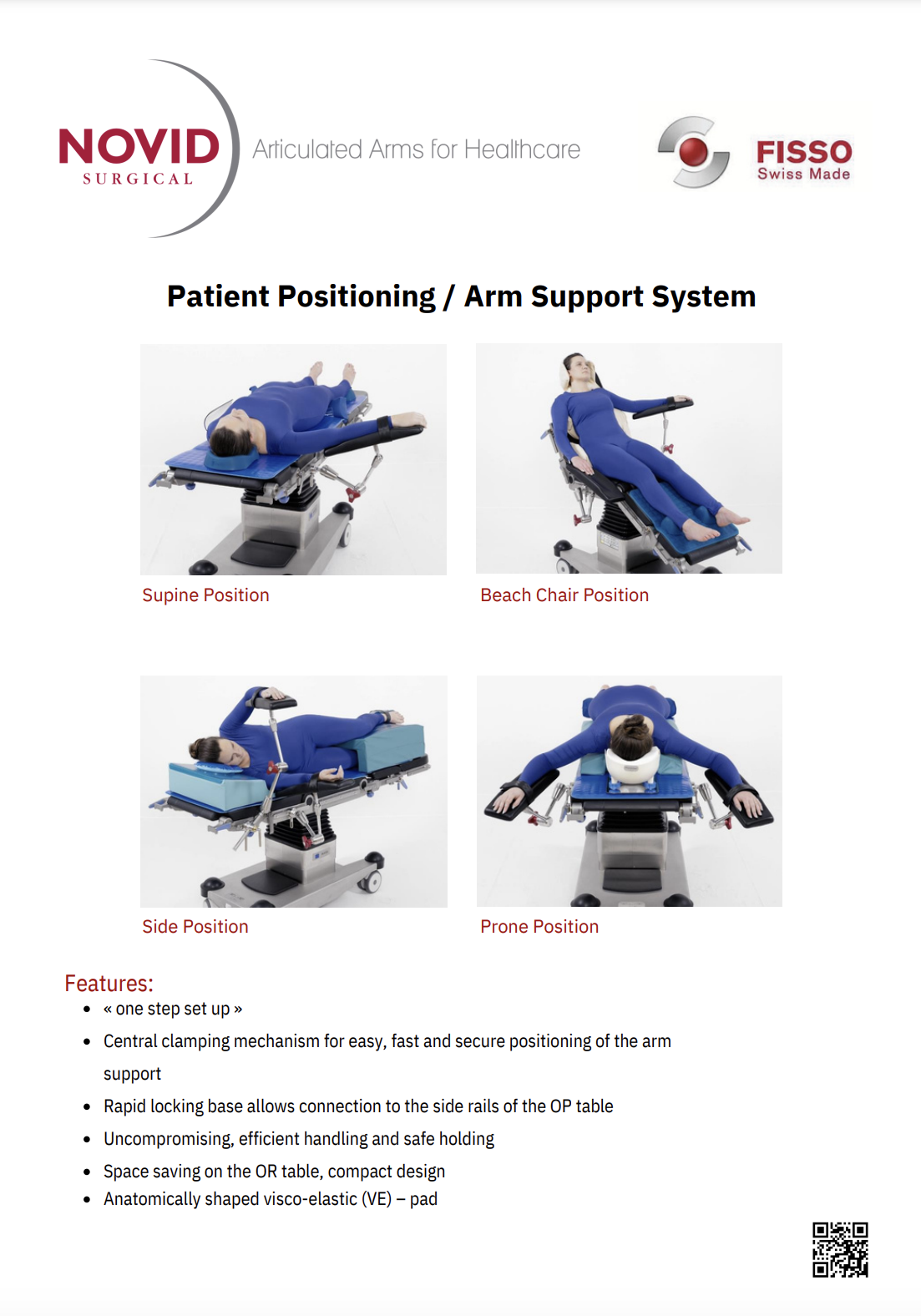 Arm Positioner with Straps